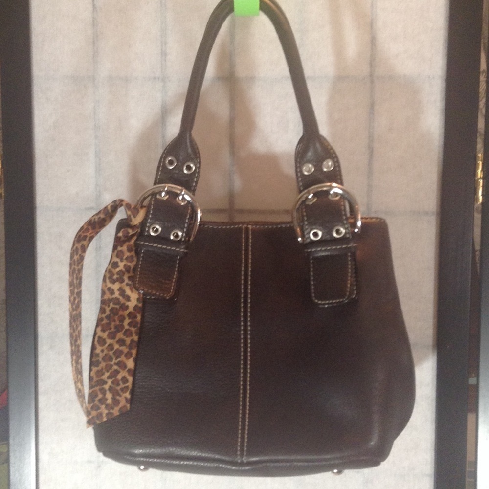 Tignanello brown leather bag